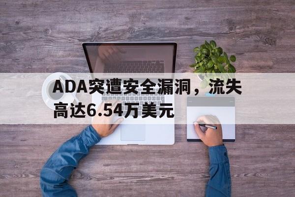 半岛体育ADA突遭安全漏洞，流失高达6.54万美元的简单介绍